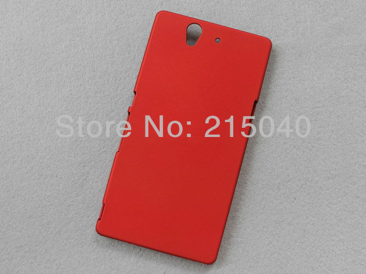 Hight Quality Rubber Matte Plastic Hard Back Case Cover for Sony Xperia Z Yuga C6603 L36h L36i C660X, SON-001