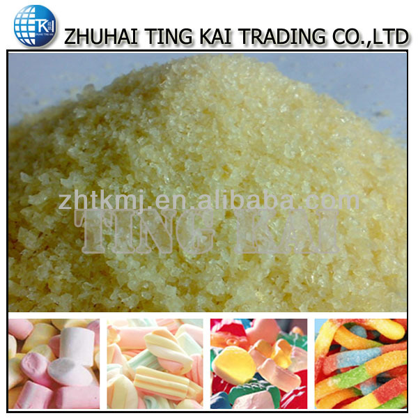 Pig bone gelatin for marshmallow,China TING KAI price supplier 21food