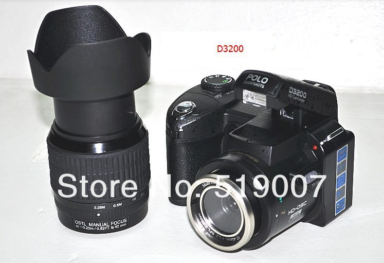 Купить D3200 цифровой фотоаппарат dslr 16mp 16 x цифровой зум с 21 x ...