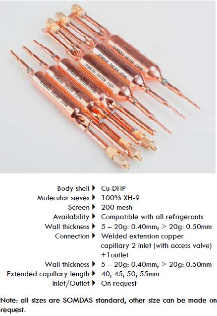 冷媒銅somdasメーカー中国寧波にフィルタードライヤー問屋・仕入れ・卸・卸売り