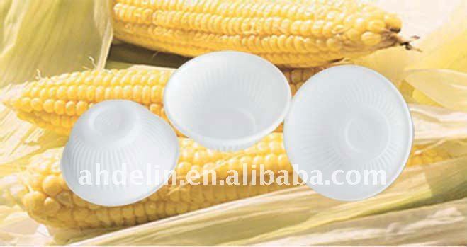SGS, FDA| PP| DLW-09 Biodegradable disposable corn starch 300ml bowl