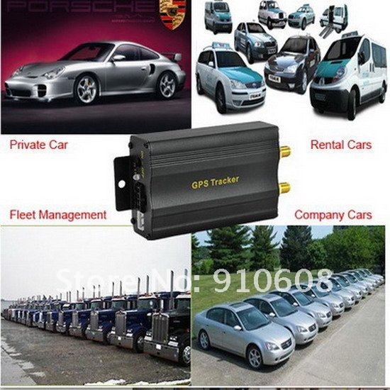 TK103 GSM GPRS GPS Tracker for Auto Vehicle TK103 free shipping and drop shipping