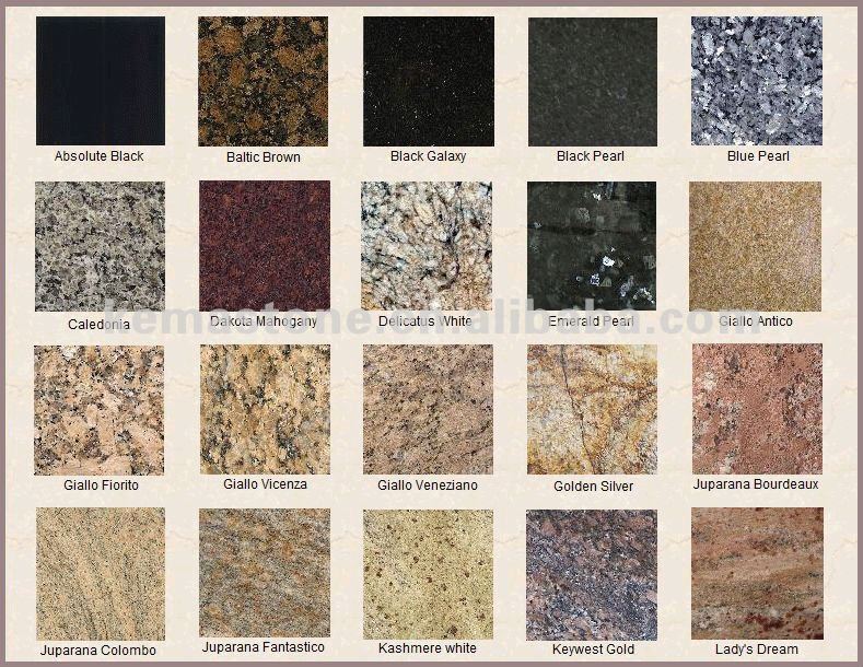 Granite Countertop Samples