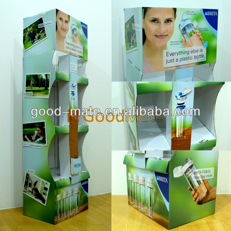 Pop up Cardboard Counter Display Racks for Chewing Gum