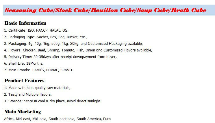 Halal Fami's Shrimp Bouillon Cube