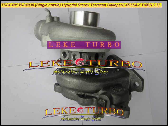 TD04 TF035 49135-04030 28200-4A210 turbo turbocharger For Hyundai Starex Libero Terracan Galloper II 2.5L 4D56A-1 D4BH (2)