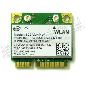 Intel Centrino Advanced-N 6200 IEEE 802.11a/b/g/n Wireless Half Mini ...