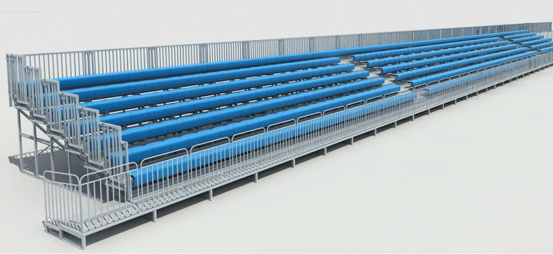 Outdoor Bleacher Temporary Bleacher Telescopic Blaecher Bench