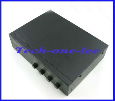 1pcs 4 Input 1 Output Composite RCA Video Audio/Y-Pb-Pr AV Switch Selector Splitter for DVD TV free shipping