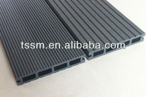 Solid wpc decking friendly decking