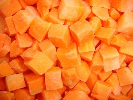 IQF frozen carrot dices 10*10*10mm with OU KOSHER