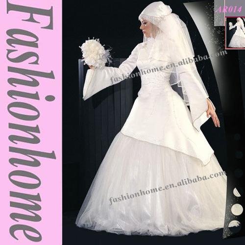 lilac and champagne wedding bouquets Arabic Wedding Dress Muslim Dress