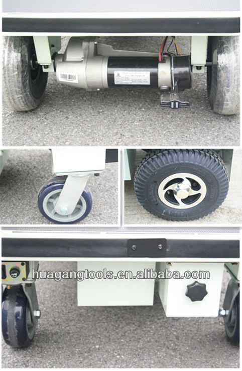 パワードハンドリフト付きトロリー1シリンダー・はさみと大きな4車輪仕入れ・メーカー・工場