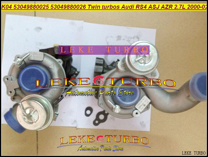 K04 K04-025 026 53049880025 53049880026 53049700025 53049700026 Twin turbos for Audi RS4 ASJ AZR 2.7L 2000-02 turbocharger (2)