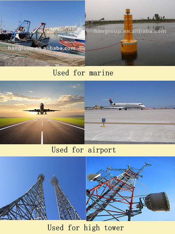 空港ledライトソーラーパワーip68( 定常、 点滅タイプを供給することができ)