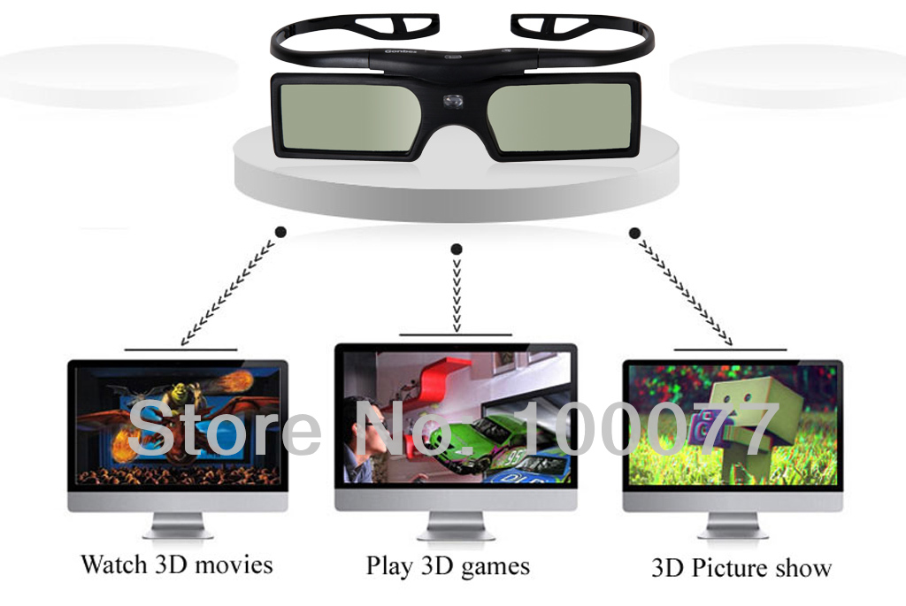 Купить универсальный G15-dlp 3d очки активные dlp-link для optama/acer ...