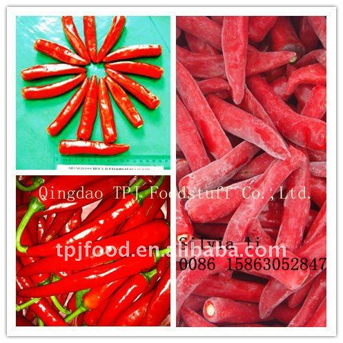 frozen red chilli with FDA,BRC,HALAL,HACCP,KOSHER