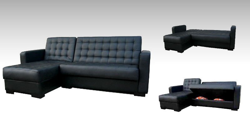Smart home furniture l shape corner pu sofa cum bed home buy l ...