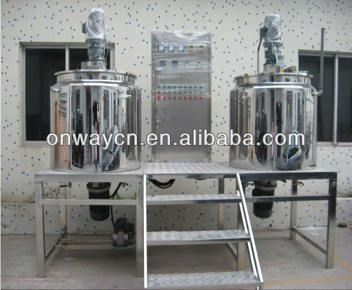 PL stainless steel with agitator price of mixing tank