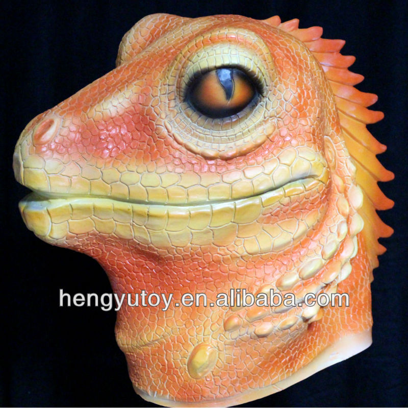 恵州2013熱い販売の高品質ラテックス現実的な新しいかわいいマスク中国製のトカゲ問屋・仕入れ・卸・卸売り