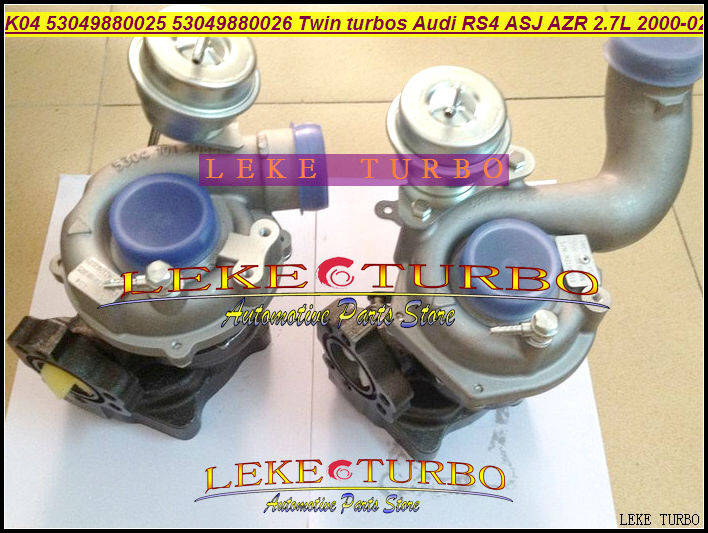 K04 K04-025 026 53049880025 53049880026 53049700025 53049700026 Twin turbos for Audi RS4 ASJ AZR 2.7L 2000-02 turbocharger (3)