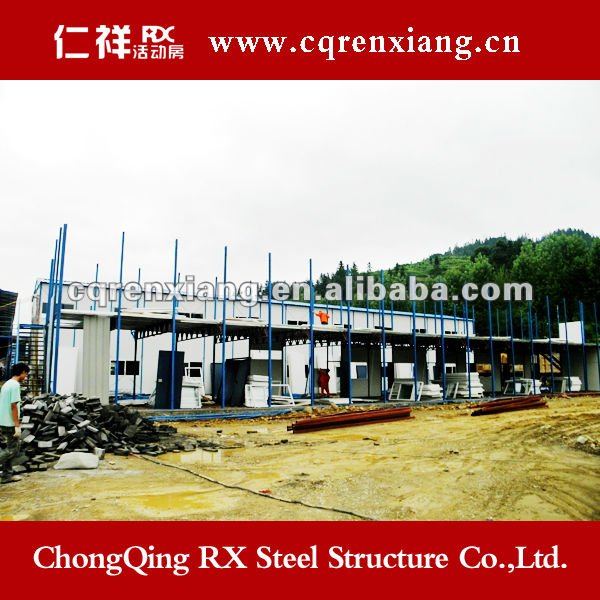 Rx Building Standard Room Two Story Light Steel Structure Mobile ...