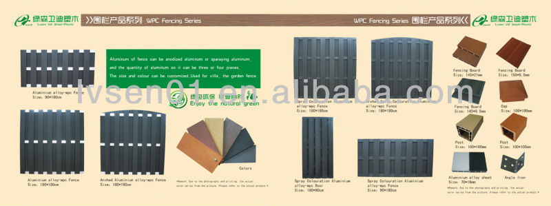WPC outdoor solid and hollow wood plastic composite flooring with waterproof decking