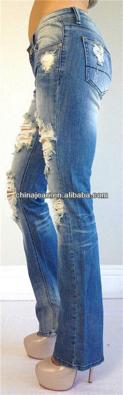 Buy womens bootcut jeans ripped
