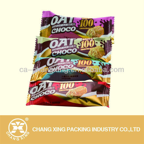 Custom print metallized chocolate bar packaging