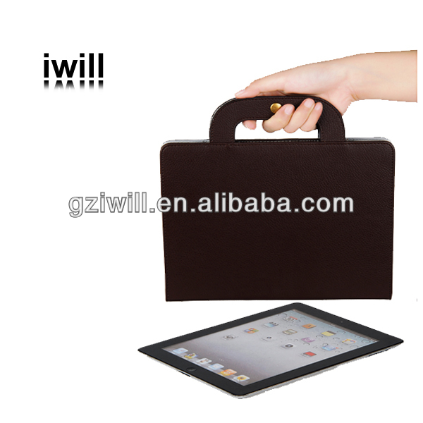 純粋な革アップルipad用ハンドバッグ、 ファッションレザーバッグアップルipad用/3/4仕入れ・メーカー・工場
