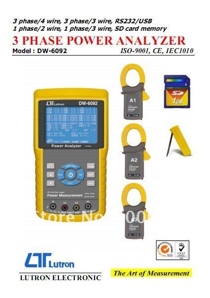 真の実効値測定dw-6092三相電源アナライザsdカード付き問屋・仕入れ・卸・卸売り