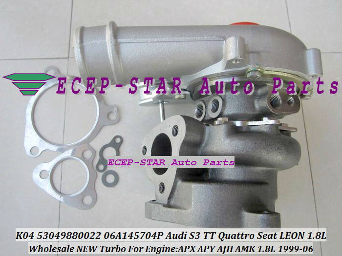 K04 53049700022 53049880022 06A145704P TURBO FIt for Audi S3 TT Quattro Seat LEON 1.8L 1999-06 APX APY AJH AMK Turbocharger (1)
