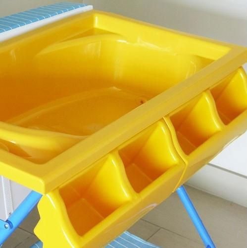 3 In 1 Folding Baby Change Table,Bath,Storage Compartment With ...