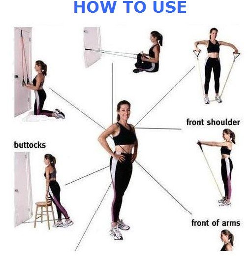 Resistance Band Workout 7 Exercises That Really Work Shape Resistance Band Exercises