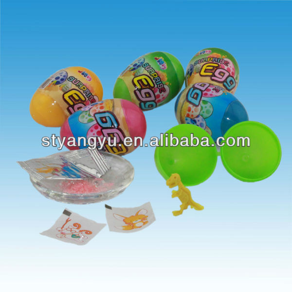 Dinosaur Egg Toy with Candy (1g popping candy+2 tattoo+1 small toy)