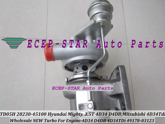 TD05H TD05H-14G 49178-03123 28230-45100 Turbo Turbocharger For Hyundai Mighty 3.5ton 4D34 D4DB Mitsubishi 4D34TDi (1)