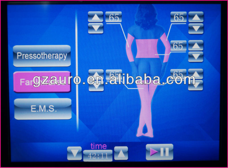 Pressotherapy赤外線au-6809電子筋肉刺激痩身マシン問屋・仕入れ・卸・卸売り
