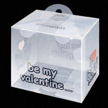 Red Wine Folding Box disposable transparent no-harm non-toxic plastic display container