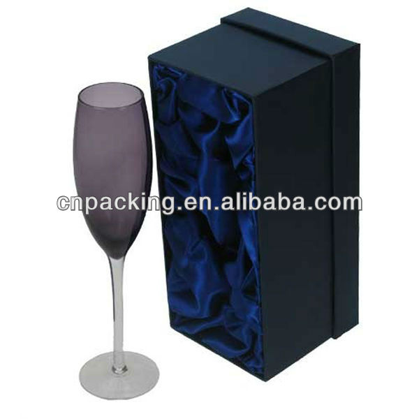 fancy custom design cardboard gift boxes for champagne glasses