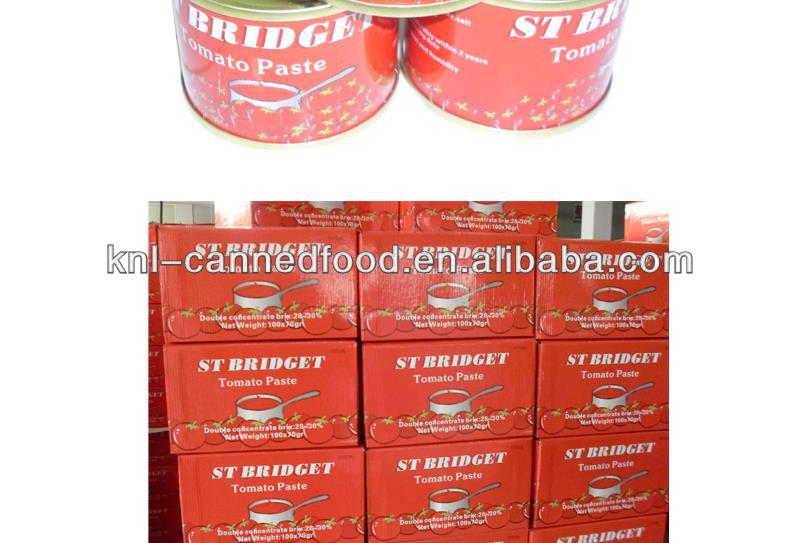 Different tomato paste can sizes