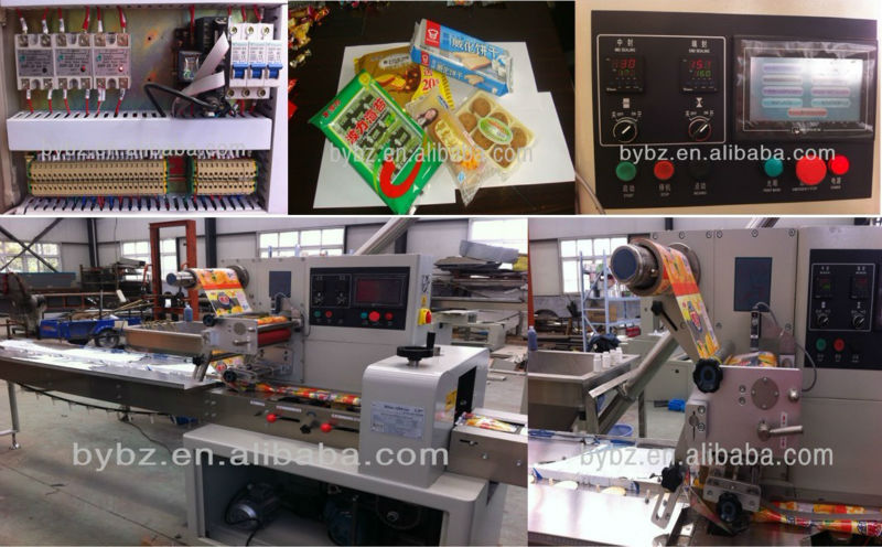 YB-100 Automatic Horizontal Bread&Chocolate Bar Wrapping Machine