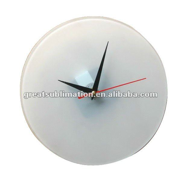Glass painting Clock,Clear glass Painting face Clock Clock,Wall Product clock Wall  Glass on