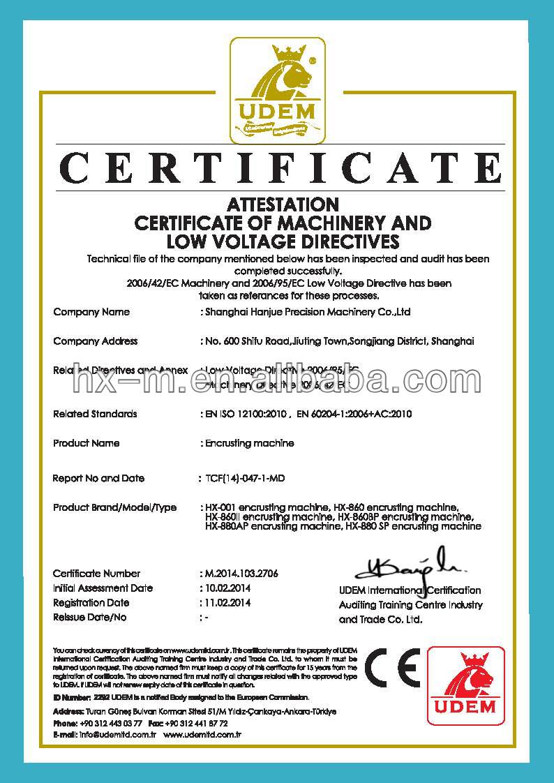 encrusting and forming machine price (CE approved )
