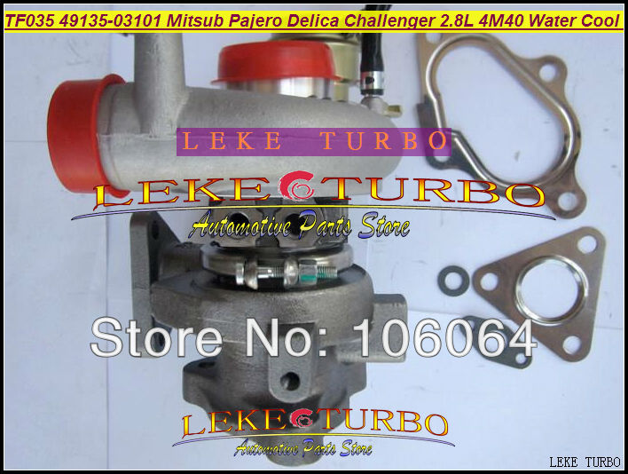 TF035HM-12T TD04 49135-03101 49135-03100 Turbo for Mitsubishi PAJERO Delica Challenger 2.8LD engine 4M40 Water W-CAR turbocharger (1)