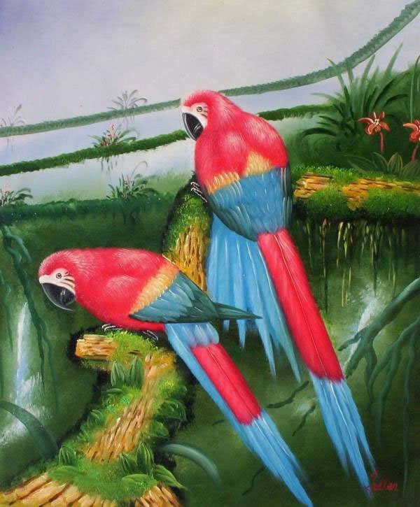 Birds Oil Paintings