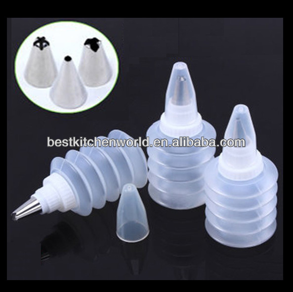 6 pcs set of weldding cake decoration