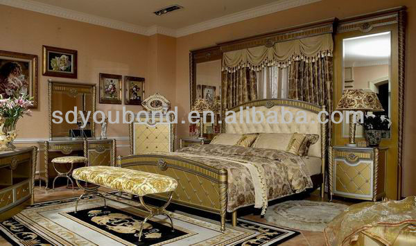 ヨーロッパの高級00162014年古典的な寝室の木製家具問屋・仕入れ・卸・卸売り