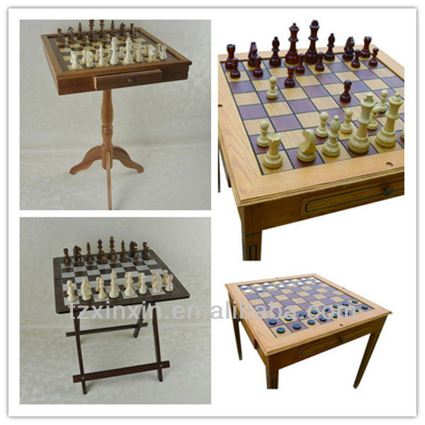 屋外チェステーブル木製のチェステーブル仕入れ・メーカー・工場