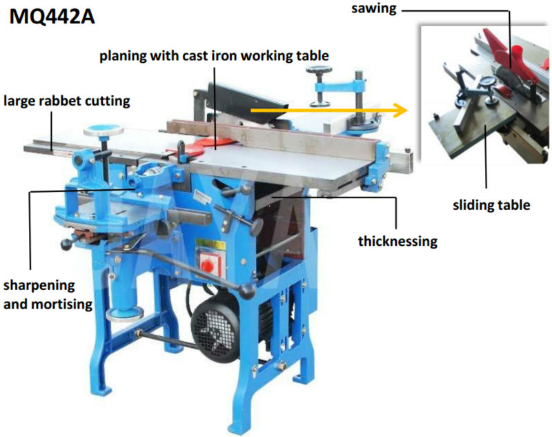 Lida original multi-purpose woodworking machines MQ442A ...