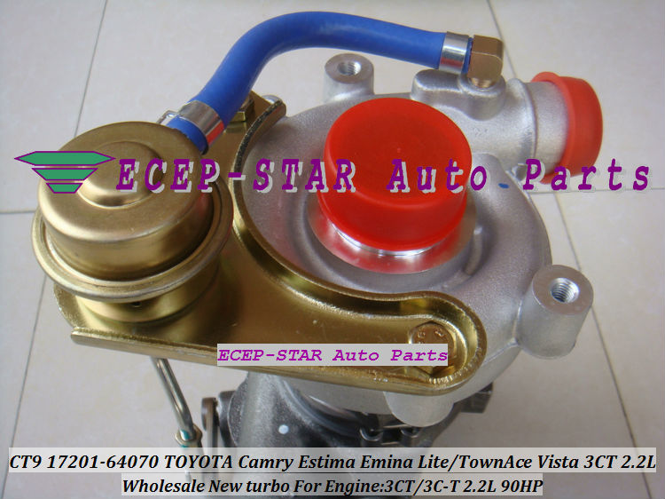 CT9 17201-64070 17201-64071 TURBINE TURBO Fit For TOYOTA Camry Lite TownAce Vista Emina Lucida 3CT 3C-T 2.2L 90HP turbocharger (1)